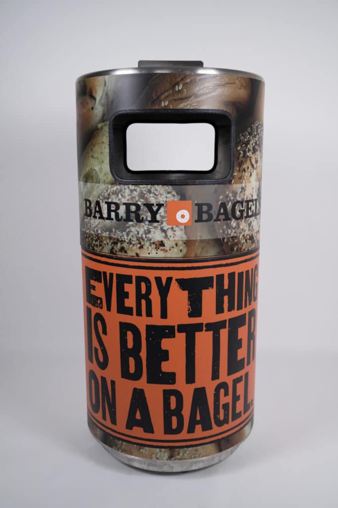 Commercial Trash Can Wraps & Graphics